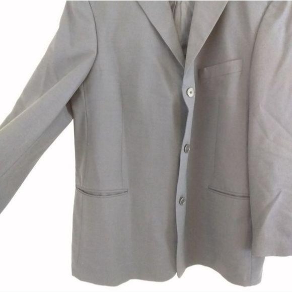 DKNY black 3 front pocket Blazer Size 42 regular - Picture 3 of 8